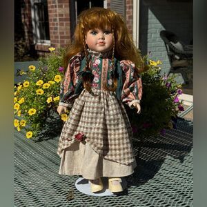 Vintage 1990s, Porcelain Collector Doll. Excellent Condition. TBR